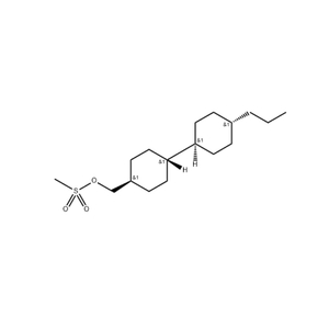 (反式,反式)-4'-丙基-[1,1'-联环己烷]-4-甲醇甲烷磺酸酯;1215227-72-7