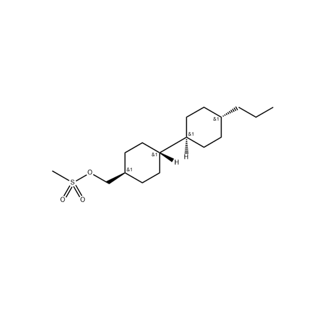 (反式,反式)-4'-丙基-[1,1'-联环己烷]-4-甲醇甲烷磺酸酯;1215227-72-7
